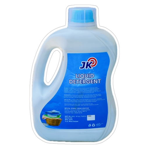 JKP Liquid Detergent Back View